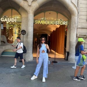 Parul Yadav Instagram - Stepping into Gaudi's world for the first time and it felt oddly familiar..
I’ve always avoided sharp edges in my own spaces, drawn instead to soft curves and artisanal round offs shapes that feel closer to nature.
I never realised how deeply I was aligned with his philosophy until I stood here, surrounded by his flowing forms and living colors.
Maybe it’s pure coincidence… or maybe I’ve been carrying a little piece of Gaudí’s soul all along.
Barcelona just made me wonder if I’m a quiet reincarnation of his.

#gaudiarchitecture #barcelonaspain #antonigaudi #casabatlló #barcelonaarchitecture #parulyadav #spain🇪🇸 #france🇫🇷 #barcelonacity #travel #gaud #espa #antonigaudi #catalonia #travelphotography #barceloneta #visitbarcelona #barcelonalovers #travelgram #arquitectura #ell #parcguell #barça