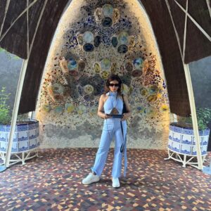 Parul Yadav Instagram - Stepping into Gaudi's world for the first time and it felt oddly familiar..
I’ve always avoided sharp edges in my own spaces, drawn instead to soft curves and artisanal round offs shapes that feel closer to nature.
I never realised how deeply I was aligned with his philosophy until I stood here, surrounded by his flowing forms and living colors.
Maybe it’s pure coincidence… or maybe I’ve been carrying a little piece of Gaudí’s soul all along.
Barcelona just made me wonder if I’m a quiet reincarnation of his.

#gaudiarchitecture #barcelonaspain #antonigaudi #casabatlló #barcelonaarchitecture #parulyadav #spain🇪🇸 #france🇫🇷 #barcelonacity #travel #gaud #espa #antonigaudi #catalonia #travelphotography #barceloneta #visitbarcelona #barcelonalovers #travelgram #arquitectura #ell #parcguell #barça
