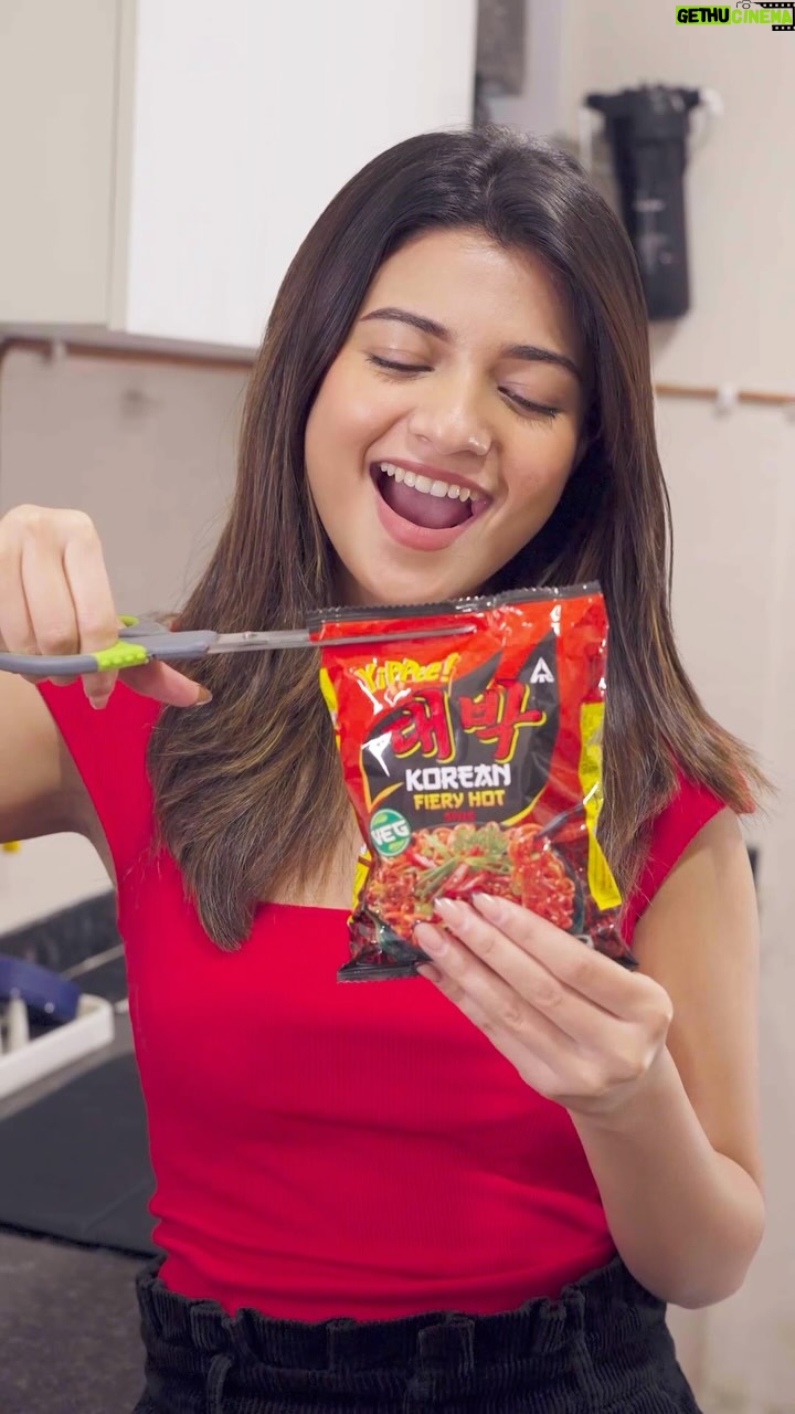 Parvi Sharma - 78.9K Likes - A K-drama marathon with my bestie and a bowl of YiPPee! Korean noodles 🍜🎬 The perfect combo for a movie night✨
