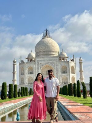 Pavithra Janani Instagram - For caption pls do visit my reel tab 🙊

Landmark tajmahal 😜🙊🙈🙉🫰🏻

#bucketlist #tajmahal❤️🕌
