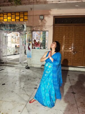 Pavni Mehrotra Instagram - This Saavan, I kept my first fast… and offered my first Rudra Pooja. 🪷
Not out of tradition, but from a silent cry of the soul —
A longing…
To thank the One who held me through the storm,
Who cradled my broken pieces,
And whispered life back into me.
This wasn’t just a ritual.
It was a rebirth.
A sacred offering to Shiva —
My protector, my teacher, my eternal beloved.
In His presence, I don’t just pray — I dissolve.
I am not separate from Him anymore.
He lives in my breath, my being, my becoming.
I now understand what it means
To fall madly in love with God.
To crave nothing but His name,
To ache only for His silence,
To dance only in His light.
This is the kind of love
That once tasted,
Becomes your forever.
Har Har Mahadev.
May He protect us all.🙏🪷