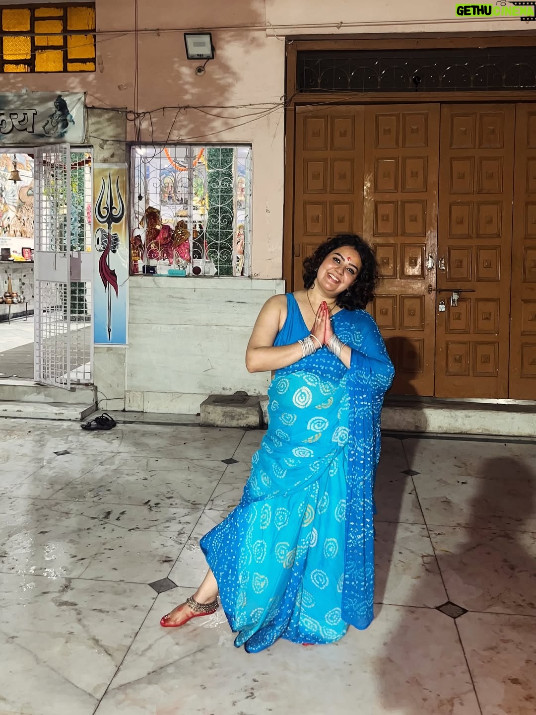 Pavni Mehrotra - 2.7K Likes - This Saavan, I kept my first fast… and offered my first Rudra Pooja. 🪷
Not out of tradition, but from a silent cry of the soul —
A longing…
To thank the One who held me through the storm,
Who cradled my broken pieces,
And whispered life back into me.

This wasn’t just a ritual.
It was a rebirth.
A sacred offering to Shiva —
My protector, my teacher, my eternal beloved.

In His presence, I don’t just pray — I dissolve.
I am not separate from Him anymore.
He lives in my breath, my being, my becoming.

I now understand what it means
To fall madly in love with God.
To crave nothing but His name,
To ache only for His silence,
To dance only in His light.

This is the kind of love
That once tasted,
Becomes your forever.

Har Har Mahadev.
May He protect us all.🙏🪷