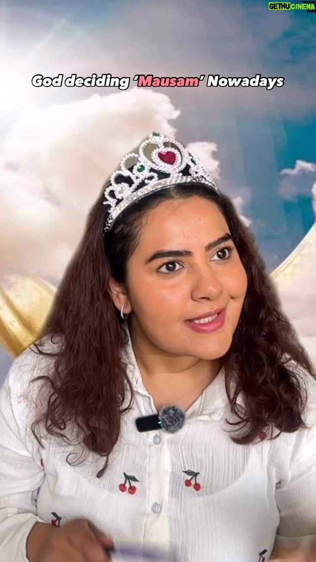 Pavni Mehrotra - 70.7K Likes - Ye kya Mausam hai yaar? 🥶🌤️🥵
.
.
.
#funny #pavnilaughs #weather #mausam #instagood #viral #contentcreator #trendingreels #instadaily 

[weather, weather forecast, Manali, Delhi, snowfall, Landslide]