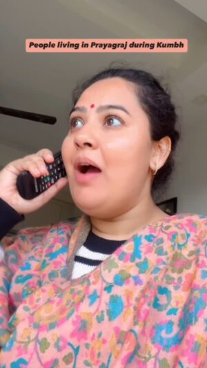 Pavni Mehrotra Instagram - Kumbh mela❌ Prayagraj walon ke Ghar mein Basera✅
.
.
.
#kumbh #funny #relatable #contentcreator #trendingreels #prayagraj 
[Prayagraj, Kumbh, Uttar Pradesh, Kumbh Train, Kumbh Update]