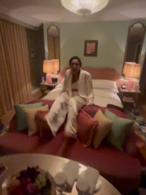 Pearl Mackie Instagram - 1 year of being legally married to you, my favourite nutter. Love you more than life itself. And one year since The Broadwick hosted us for a wedding night to remember! Thank you for the sweeties, sorry for jumping on the bed. 
@kmchhkr 
@broadwicksoho