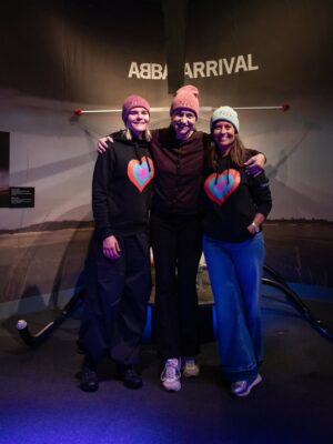 Petra Mede Instagram - Yes, I‘ve been broken-hearted, blue since the day we parted! 💔 We had the time of our lives at the ABBA Museum, joined by our dear and forever-friend Petra Mede ❤️
Furthermore: Stockholm by boat and by bike (and perhaps by ballon?) is just great. Our trusted viking Hence showed us around the city and then we caught up with a lot of cameramen and behind-the-scenes people from Eurovision at Hotel Rival. The hotel is great (it’s owned by ABBA’s Benny Andersson and there’s a rumor that if you look into the mirror on the top floor and quickly say „Chiquitita“ three times in a row, Benny appears 🤨).
Okay and the last slide - WOW! 😯 I got to meet Swedish Reality Royalty Pernilla Wahlgren, what an absolute icon, tack så mycket! According to my watch, my heart rate was through the roof while talking to her. If you want to learn Swedish, I recommend her show 👌🏼 

Thank you @jpg__fotografie for all the great photos 📸 

Sweden as an experience gets… 🥁… twelve points from me 💙💛💙 And now, to end with a quote from a great Austrian philosopher: I‘ll be back 💪🏻