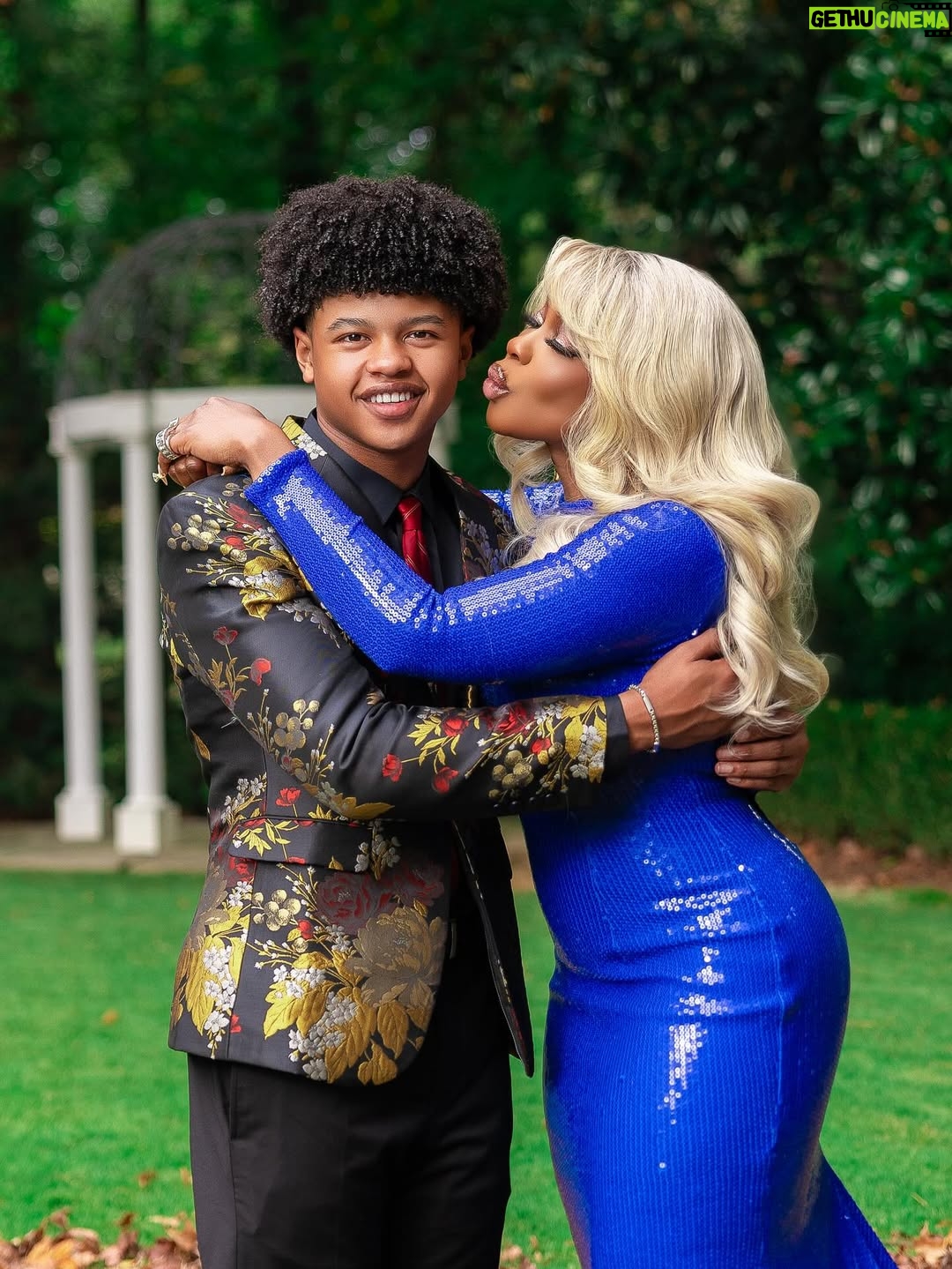 Phaedra Parks - 110.4K Likes - Proud #Mom moment 🥹 #Homecoming 2025 Prince @ayden.nida did not come to play!

Last year I missed this moment due to #DWTS and my dance  partner @valentin  watched me cry after our FaceTime because I was so sad! So this year he said Mom I want to take my pictures with you and I couldn’t have been happier 😍 #boymom #bestfriends

📸: @guyxphoto 
🎨: @tomilolaofbiggles 
👩🏽‍🦳: @kendrasboutique 
👱🏽‍♀️: @jacorean_ 
👗: @theivyshowroom