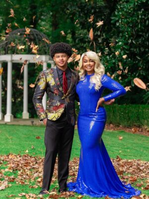 Phaedra Parks Instagram - Proud #Mom moment 🥹 #Homecoming 2025 Prince @ayden.nida did not come to play!

Last year I missed this moment due to #DWTS and my dance  partner @valentin  watched me cry after our FaceTime because I was so sad! So this year he said Mom I want to take my pictures with you and I couldn’t have been happier 😍 #boymom #bestfriends

📸: @guyxphoto 
🎨: @tomilolaofbiggles 
👩🏽‍🦳: @kendrasboutique 
👱🏽‍♀️: @jacorean_ 
👗: @theivyshowroom