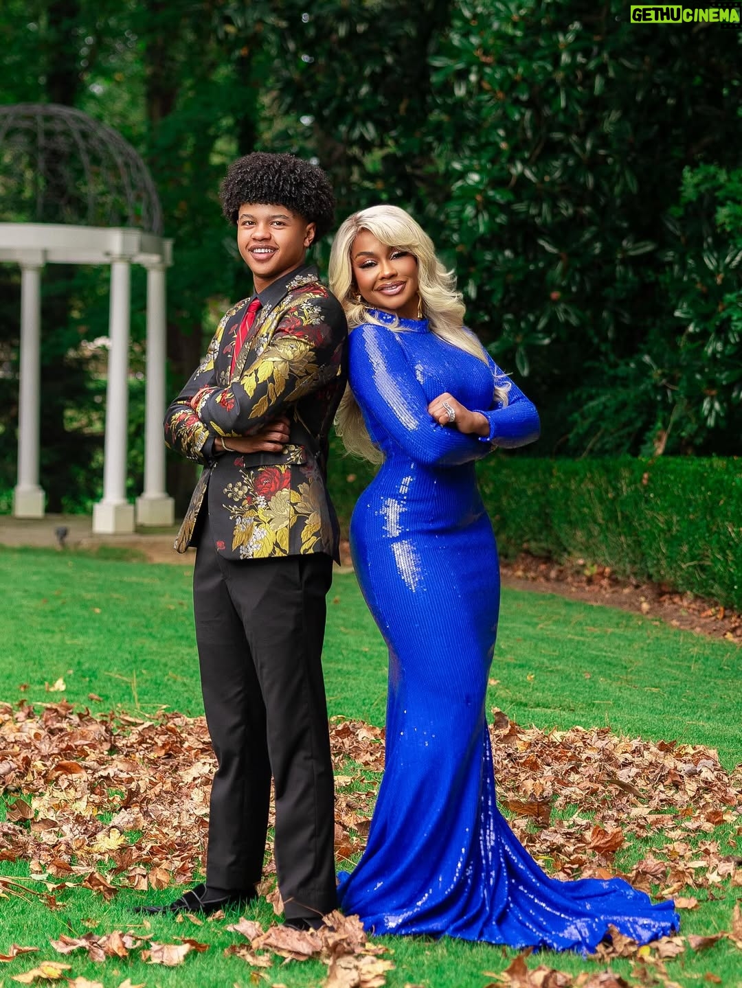 Phaedra Parks - 110.4K Likes - Proud #Mom moment 🥹 #Homecoming 2025 Prince @ayden.nida did not come to play!

Last year I missed this moment due to #DWTS and my dance  partner @valentin  watched me cry after our FaceTime because I was so sad! So this year he said Mom I want to take my pictures with you and I couldn’t have been happier 😍 #boymom #bestfriends

📸: @guyxphoto 
🎨: @tomilolaofbiggles 
👩🏽‍🦳: @kendrasboutique 
👱🏽‍♀️: @jacorean_ 
👗: @theivyshowroom