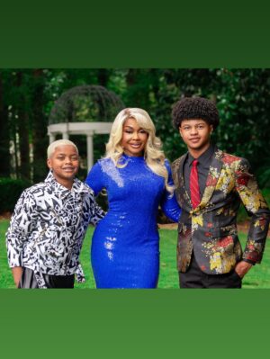Phaedra Parks Instagram - Proud #Mom moment 🥹 #Homecoming 2025 Prince @ayden.nida did not come to play!

Last year I missed this moment due to #DWTS and my dance  partner @valentin  watched me cry after our FaceTime because I was so sad! So this year he said Mom I want to take my pictures with you and I couldn’t have been happier 😍 #boymom #bestfriends

📸: @guyxphoto 
🎨: @tomilolaofbiggles 
👩🏽‍🦳: @kendrasboutique 
👱🏽‍♀️: @jacorean_ 
👗: @theivyshowroom