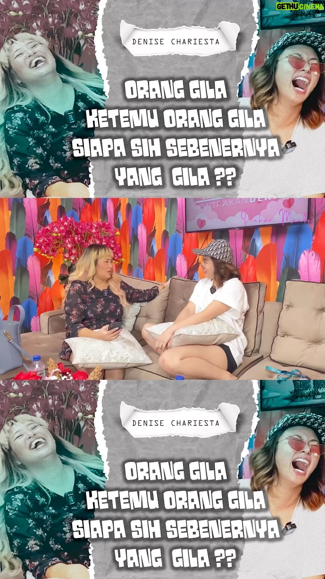Pinkan Mambo - 1.7K Likes - Vlog colab aku pwrtqma kali wwncara artis hehhe orang gila ketemu orang gila hehehehe percakapan yg aneh hehhehe @denisechariesta91