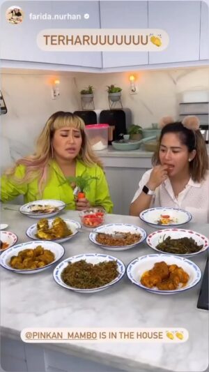 Pinkan Mambo Instagram - Makan bareng di vlog @farida.nurhan wanita pekerja keras dari seorang art bisa jadi pengusaha .. wpw amazing salutt angkat topi