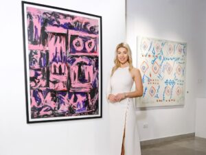 Polina Goudieva Instagram - Thank you to everyone who came to the opening of my father’s art show in Dubai last week @ruslangudievart 👏🏻👏🏻 I’m so thankful!! Big thanks to @boccara_dubai gallery, our curator @julia_bogichevich and gallery partner @marina_baisel_private 🤍 for making this exhibition come together. A few of the works have already found their happy “collectors” ☺️ The show runs thru April 15th at DIFC Dubai. Come visit! 🤗 #ruslangudiev #artdubai #boccaragallery