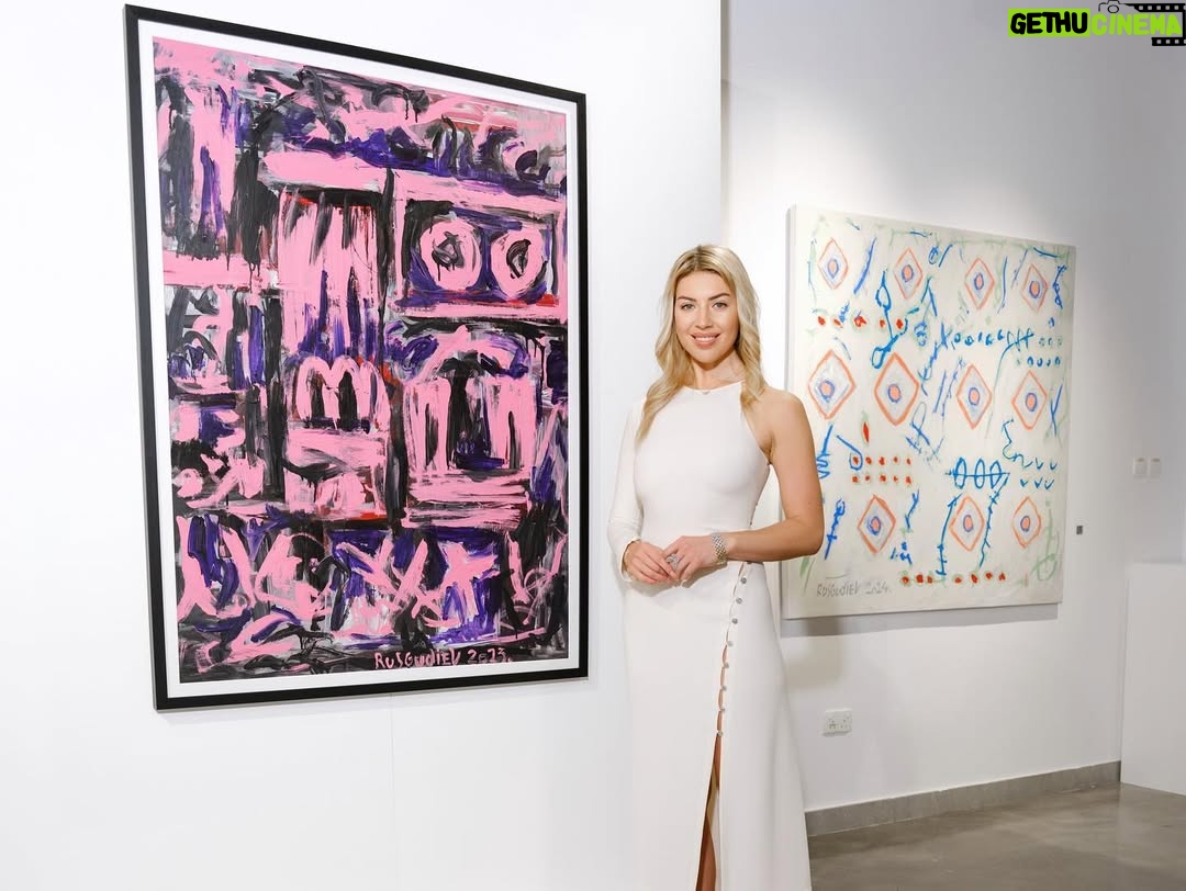 Polina Goudieva - 741 Likes - Thank you to everyone who came to the opening of my father’s art show in Dubai last week @ruslangudievart 👏🏻👏🏻 I’m so thankful!! Big thanks to @boccara_dubai gallery, our curator @julia_bogichevich and gallery partner @marina_baisel_private 🤍 for making this exhibition come together. A few of the works have already found their happy “collectors” ☺️ The show runs thru April 15th at DIFC Dubai. Come visit! 🤗 #ruslangudiev #artdubai #boccaragallery