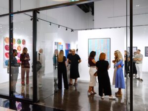 Polina Goudieva Instagram - Thank you to everyone who came to the opening of my father’s art show in Dubai last week @ruslangudievart 👏🏻👏🏻 I’m so thankful!! Big thanks to @boccara_dubai gallery, our curator @julia_bogichevich and gallery partner @marina_baisel_private 🤍 for making this exhibition come together. A few of the works have already found their happy “collectors” ☺️ The show runs thru April 15th at DIFC Dubai. Come visit! 🤗 #ruslangudiev #artdubai #boccaragallery