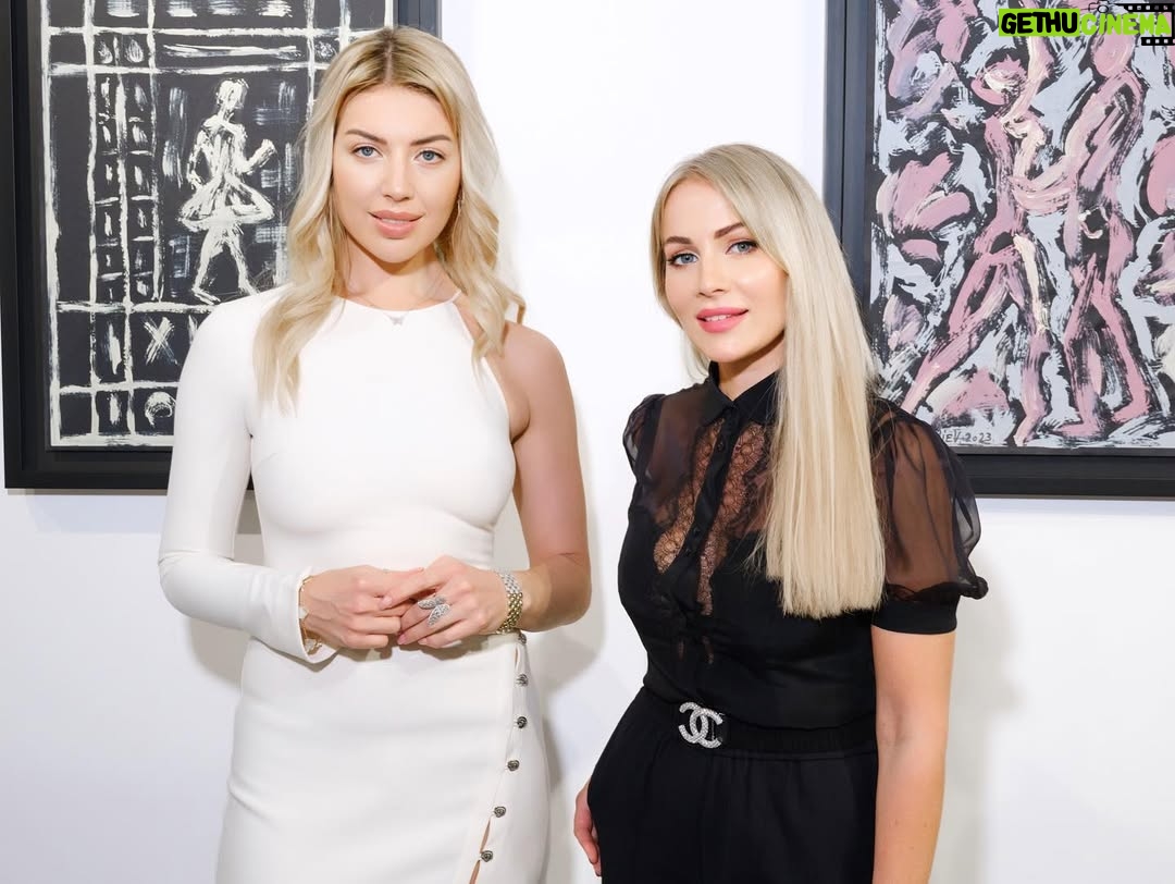 Polina Goudieva - 741 Likes - Thank you to everyone who came to the opening of my father’s art show in Dubai last week @ruslangudievart 👏🏻👏🏻 I’m so thankful!! Big thanks to @boccara_dubai gallery, our curator @julia_bogichevich and gallery partner @marina_baisel_private 🤍 for making this exhibition come together. A few of the works have already found their happy “collectors” ☺️ The show runs thru April 15th at DIFC Dubai. Come visit! 🤗 #ruslangudiev #artdubai #boccaragallery