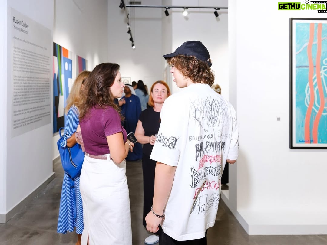 Polina Goudieva - 741 Likes - Thank you to everyone who came to the opening of my father’s art show in Dubai last week @ruslangudievart 👏🏻👏🏻 I’m so thankful!! Big thanks to @boccara_dubai gallery, our curator @julia_bogichevich and gallery partner @marina_baisel_private 🤍 for making this exhibition come together. A few of the works have already found their happy “collectors” ☺️ The show runs thru April 15th at DIFC Dubai. Come visit! 🤗 #ruslangudiev #artdubai #boccaragallery