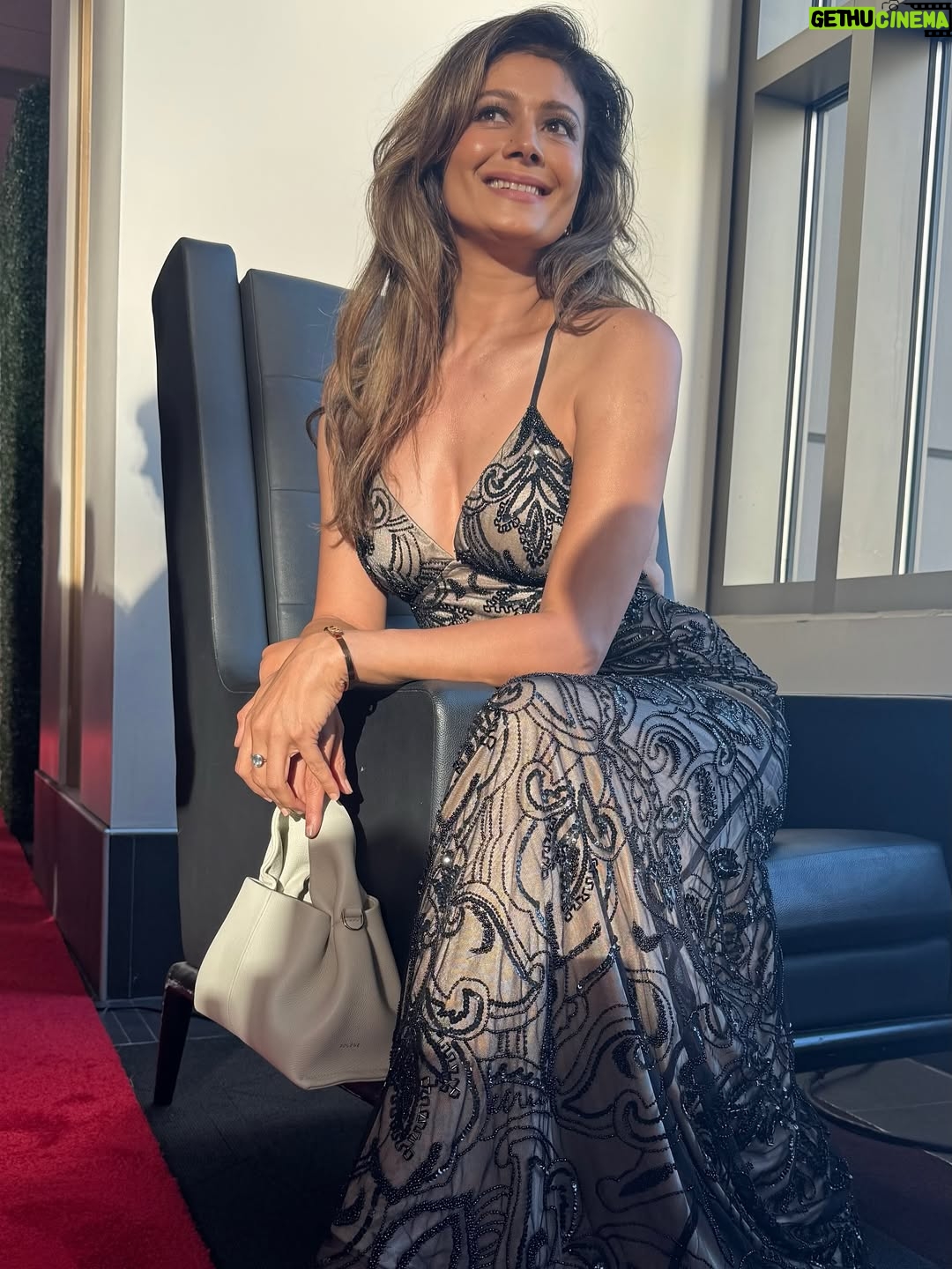 Pooja Batra - 22.3K Likes - Thank you @independentshortsawards #losangeles for awarding the movie produced by my company @glowbellinc #echoesofus and honoring us with the spirit to keep telling amazing stories. Thank you @joerajan8 for making me so proud of our movie, @deepaktijoriteam @vanturiulia @alessandrawhelanm for your amazing performances. @mansha_ @shamiraah28 for all your help. So proud . Love you guys deep ♥️.Thank you @scalausa for my gown, 👛 @polene_paris & 👠 @hermes