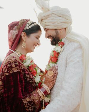 Poonam Dubey Instagram - Im blessed to have you in my life as my life partner the way you love me , the way you care for me , the way you respect my feelings… i know I’m not perfect that much but i promise you that I will never let you down.
I love you to the moon and back @realgauravjain3103 
.
.
Location-: la cabana resort Morjim Beach north Goa and all set created by our event management team 😇🙏
.
.
.
Bridal dress by @hanutpaulofficial @sudhirbhaisareewala 
Groom dress by @Labelasifshahh 
Makeup by @makeups_by_nehagarg 
Hair by @hairstylist__pooja 
Clicks @wedify_films 
Organised by @dreameventindore 

#soulmate #lifepartner #husband_wife #newly #married