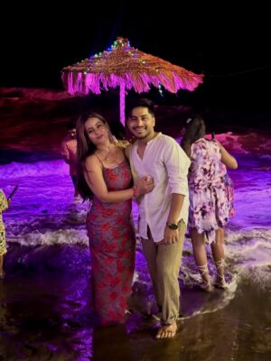 Poonam Raheja Instagram - ✨ With you, every moment is a beautiful chapter 📖 of our story 💖
ILU @this_is_sumesh 👩‍❤️‍💋‍👨

#supu #love #couple #powercouple #couplegoals❤️
