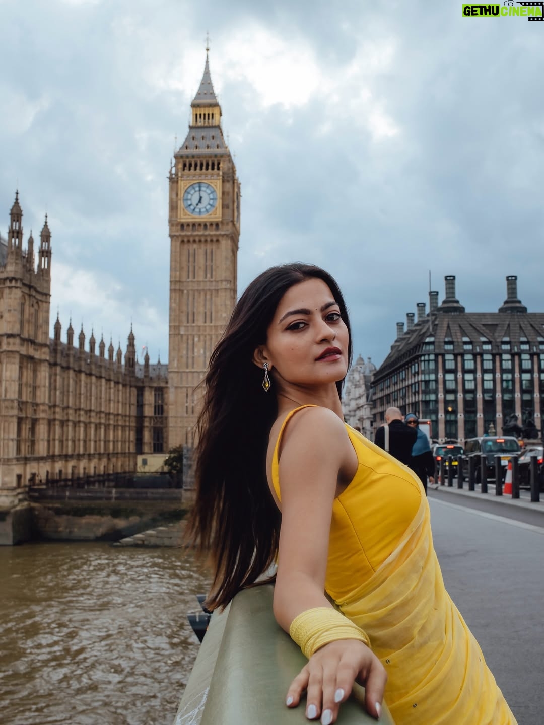 Prakruti Mishra - 186.9K Likes - Straight out of a YRF frame ⚠️🌻💛
.
.
.
.
.
.
Wearing the @suta_bombay yellow saree 🔆
.
.
.
.
.
.
.
Shot & edited by @_always_more_photography 🤍
#londonphotographer 
#londonphotoshoot