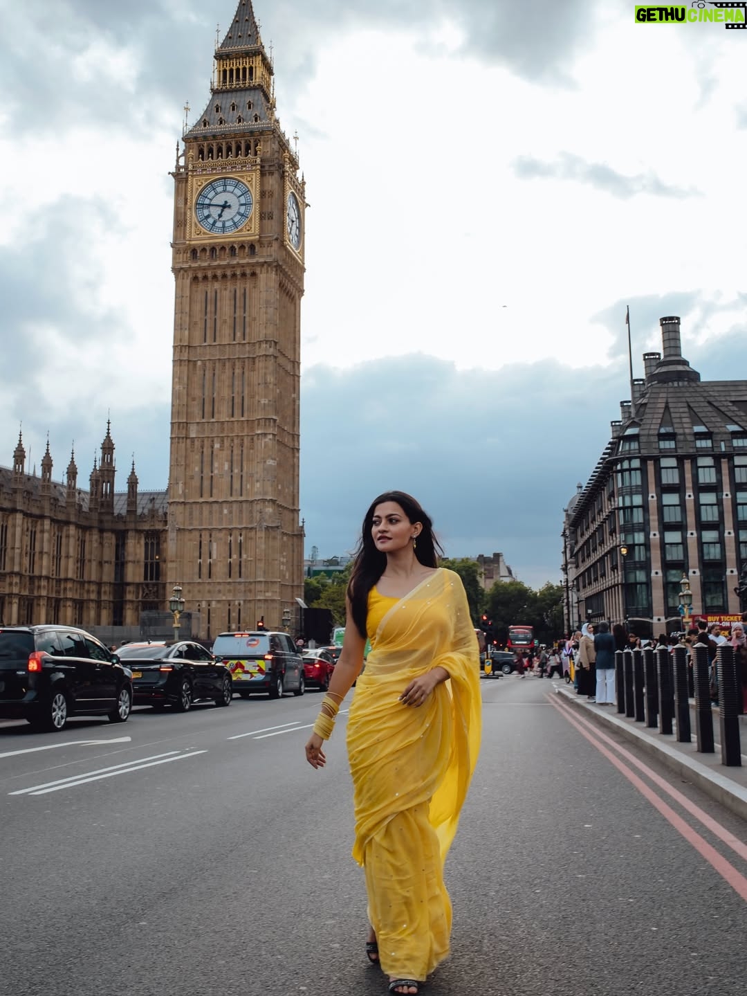 Prakruti Mishra - 186.9K Likes - Straight out of a YRF frame ⚠️🌻💛
.
.
.
.
.
.
Wearing the @suta_bombay yellow saree 🔆
.
.
.
.
.
.
.
Shot & edited by @_always_more_photography 🤍
#londonphotographer 
#londonphotoshoot