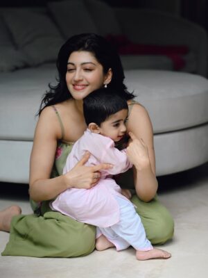 Pranitha Subhash Instagram - My little jelly bean 🧿🍂❤️