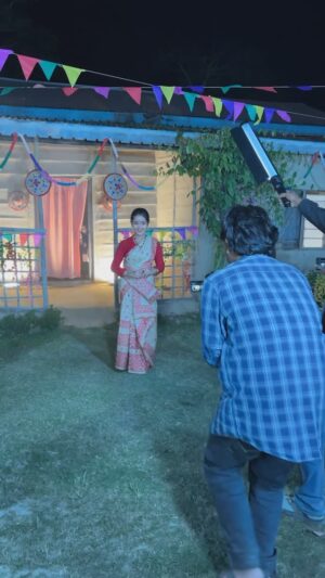 Prarthana Sonowal Instagram - #bts #Asamiya Gori 😍 a nagpuri song coming 🔜 at youtube channel (niraj oraon films📽️)