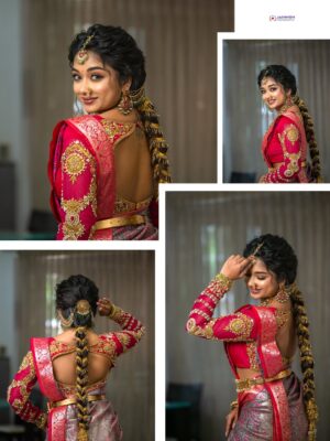 Preethi Sharma Instagram - 🌸🪞🦚

Makeup @kalaiartistry 😍
Hair @jenifer_hair_stylist ❤️
Costume @zarigaibygitanjaliofficial 😍
Lens @jaihindh_photography 😇
Drapist @sneha_drapist_makeover 😍 
Jewels @aishwaryam_bridaljewellery 💫

#traditional #saree #sareelove #shoot #photoshoot #ethnic #bestrong #bepositive #beyou #preefam☮️ #preevibes☮️ #preelovesyou☮️