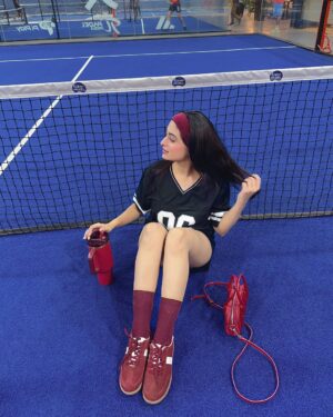 Preksha Makhija Instagram - paddle princess in her natural habitat 🏓
.
.
.
.
.
.
#paddle #pickleball #sportsgirl #pickleballislife #paddleball #tennis #sportslook #sportsoutfit
(Paddle, pickleball, tennis,sports, sports outfit, sports look sport outfit ideas)