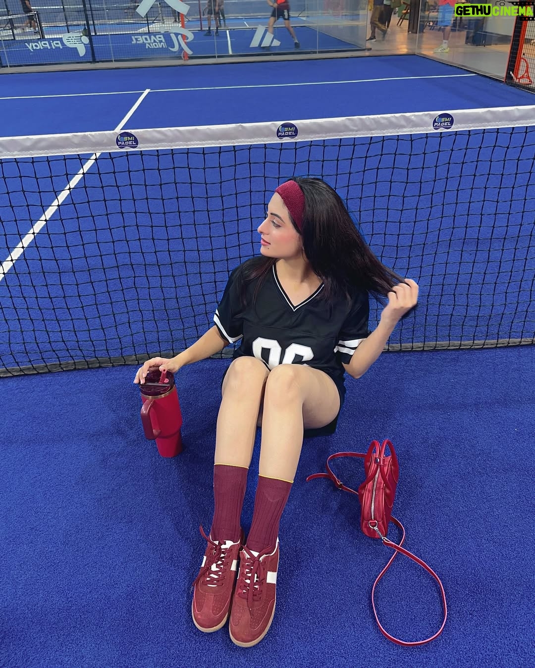 Preksha Makhija - 9.7K Likes - paddle princess in her natural habitat 🏓
.
.
.
.
.
.
#paddle #pickleball #sportsgirl #pickleballislife #paddleball #tennis #sportslook #sportsoutfit 
(Paddle, pickleball, tennis,sports, sports outfit, sports look sport outfit ideas)
