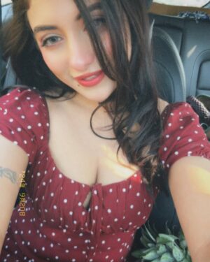 Preksha Makhija Instagram - trusting the process🤞
.
.
.
.
.
.
.
.
#selflove #selfiegame #facecard #polkadots #carselfie #trending #explore #aesthetic