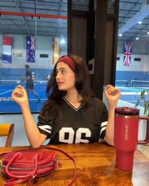 Preksha Makhija Instagram - paddle princess in her natural habitat 🏓
.
.
.
.
.
.
#paddle #pickleball #sportsgirl #pickleballislife #paddleball #tennis #sportslook #sportsoutfit
(Paddle, pickleball, tennis,sports, sports outfit, sports look sport outfit ideas)