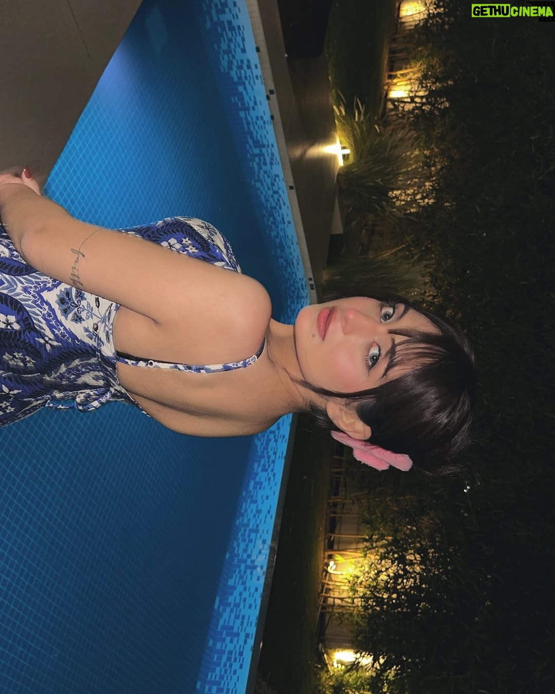 Preksha Makhija - 8.8K Likes - physically in bed, mentally by the pool🫧💙🦋
.
.
.
.
.
.
.
#poolday #nightswim #monsoon #indore #ootd #blueoutfit #resortwear #ａｅｓｔｈｅｔｉｃ #explore #outfitinspo #outfitideas
