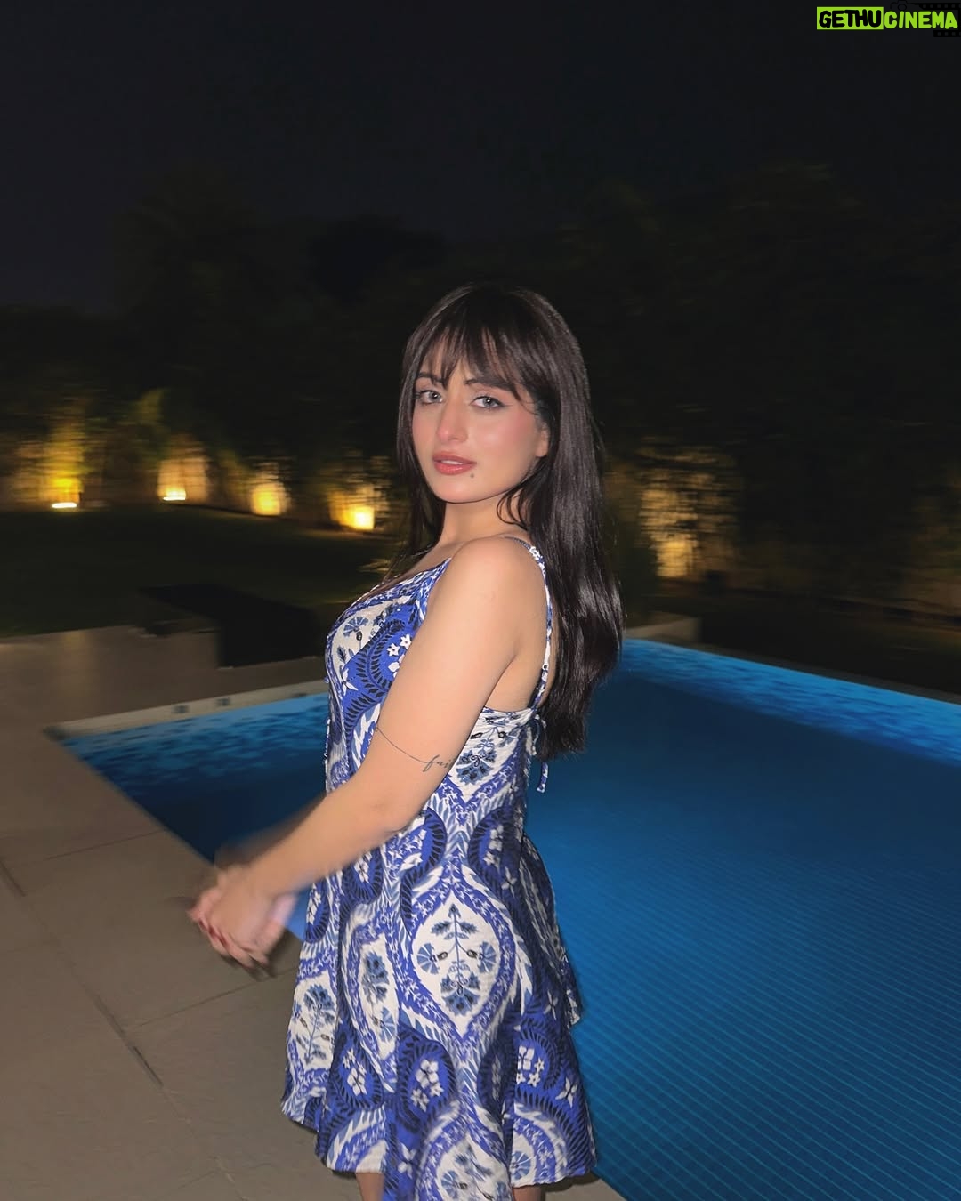 Preksha Makhija - 8.8K Likes - physically in bed, mentally by the pool🫧💙🦋
.
.
.
.
.
.
.
#poolday #nightswim #monsoon #indore #ootd #blueoutfit #resortwear #ａｅｓｔｈｅｔｉｃ #explore #outfitinspo #outfitideas
