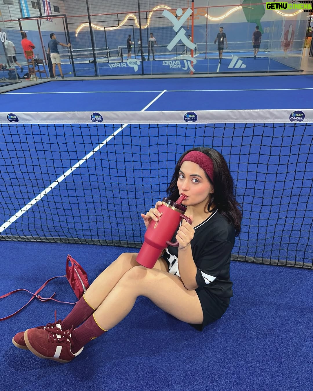Preksha Makhija - 9.7K Likes - paddle princess in her natural habitat 🏓
.
.
.
.
.
.
#paddle #pickleball #sportsgirl #pickleballislife #paddleball #tennis #sportslook #sportsoutfit 
(Paddle, pickleball, tennis,sports, sports outfit, sports look sport outfit ideas)