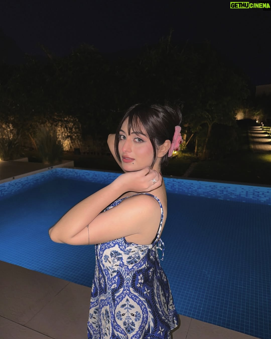 Preksha Makhija - 8.8K Likes - physically in bed, mentally by the pool🫧💙🦋
.
.
.
.
.
.
.
#poolday #nightswim #monsoon #indore #ootd #blueoutfit #resortwear #ａｅｓｔｈｅｔｉｃ #explore #outfitinspo #outfitideas