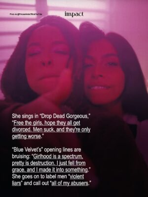 Princess Nokia Instagram - @princessnokia has transformed into her final form with her new album, “Girls,” which was released on October 10.

In a conversation with Impact, she revealed what girlhood means to her and how it pushes forward her art, how the late, great David Lynch inspired her music, and how activism in music has never been more important.

★ Words by @nardos.haile
☆ Design by @crstnpark