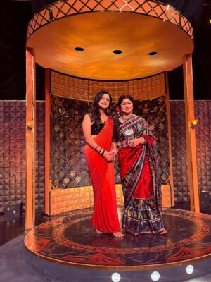 Priya Choudhury Instagram - Honoured to shared the stage with incredibly talented @namitaagrawalofficial ❤️