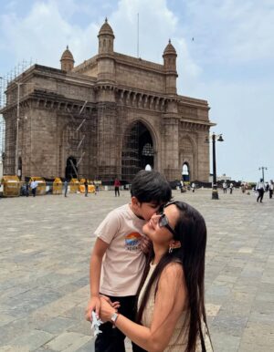 Priya Choudhury Instagram - My little world in my arms 🌍❤️