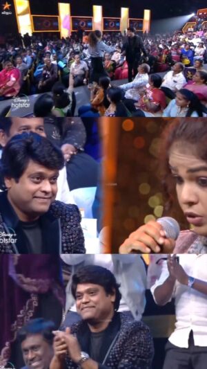 Priya Jerson Instagram - Epic Moment Of Super Singer 9 Grand Finale🔥
@priya.jerson 
#priyajerson #supersinger #trending #vijaytelivision #vijaytv #singer #explore #explorepage
