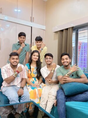 Priya Mitra Instagram - শুভ রাখী পূর্ণিমা🥰