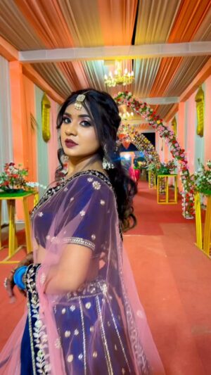 Priya Rathore Instagram - 🙈🧿 

@sheetal_makeover_120