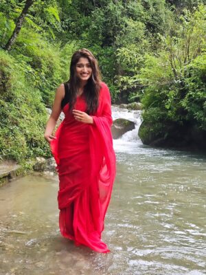 Priya Vadlamani Instagram - Birthday behaviour...🐒🌻
Extremely grateful and thankful for all the wishes..birthdays are often a beautiful reminder of how loved I am and i am truly beyond grateful..✨️💛
Also this was my first birthday alone, without my family or friends . Just by myself. And it was a beautiful day, I walked aimlessly in a town I don't know, I ate whatever I wanted, I sat and read anywhere I wanted , I was in awe of how truly beautiful nature is.. the mountains have always always been my escape and that's all I wanted this year. Quiet and peace and it really was serene...highly recommend solo travel for birthdays 🐣🐣
P.s - I was very very safe while clicking these pictures. This is a stream that flows through the place I was staying and the current was very normal when I clicked these...