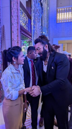 Priyanka Goswami Instagram - A night to remember! ✨
Honored to be part of an unforgettable evening hosted by Mr and Mrs Ambani, celebrating the spirit and achievements of all Olympians and Paralympians. 🏅💫
👗 @tanmayadwivedi
#GalaNight #UnifiedInTriumph #Olympians #Paralympians #grateful
