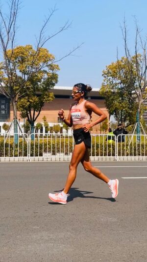 Priyanka Goswami Instagram - 3rd personal best conquered at the World Athletics Race Walking Tour (Gold level)Taichang! China🌟
Finished 7th in the 20km with a timing of 1:29:48 and feeling incredibly proud of this achievement. A heartfelt thanks to @media.iccsai , and @afiindia_official @gosportsvoices @kiituniversity @dr.achyutasamanta sir ,TOPS for their steadfast support, especially for facilitating my High Performance training in Australia under Mr. Brent coach guidance for the past 70 days .
Onwards and upwards! 💪🏼
#Worldtour #international #PersonalBest #Grateful #RaceToParis #2024