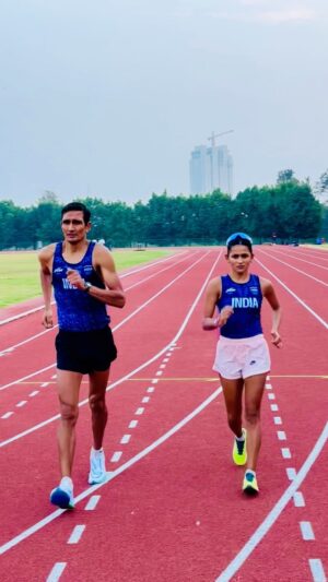 Priyanka Goswami Instagram - Coming together is a beginning. Keeping together is progress. Working together is success.
.
#priyankagoswami #athletic #racewalking #walker #india