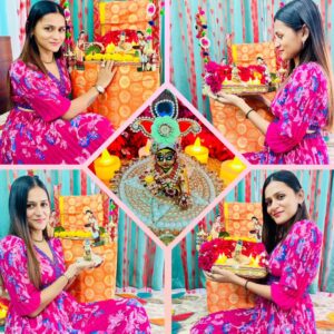 Priyanka Goswami Instagram - Happy birthday kanha ji 🎂
मेरे बाल गोपाल जी का जन्म दिन है जो 4 साल पहले मेरी माँ ने मुझे सेवा करने के लिए दिये थे ! मैं बहुत ही भाग्यशाली हूँ जो मुझे इनकी सेवा करने का मोका मील रहा हैं! ये जबसे मेरी ज़िंदगी में आए है मेरा जीने का तरीक़ा ही बदल गया है ! मेरी ज़िंदगी के पिछले 4 साल में हर उतार चढ़ाव में ये मेरे साथ है ! ओर इनके लगाव ओर राधारानी की कृपा से मुझे वृंदावन में वास भी मिल गया !मेरी श्रीं जी ने चाहा तभी मुझे यहाँ वास मिला है ! भक्ति के मार्ग में चलना और वृन्दावन में हमारा घर हो ये मुझे मेरी माँ ने सिखाया है! बस मैं ऐसे ही भक्ति में लीन रहूँ ओर अपने बाल गोपाल की सेवा पूरी ज़िंदगी करती रहूँ!
#devotee #radhakrishna #radheyradhey #brij #dham
