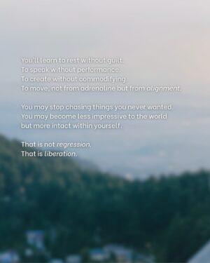 Punarnavi Bhupalam Instagram - What if I tell you that healing makes you less ambitious but more alive?

This essay is a soft rebellion against hustle culture, exploring what it really means to heal, slow down, and come home to your body in a world that rewards burnout.

For anyone who’s tired of performing strength, this one’s for you.

#healingjourney #somatichealing #quietrebellion #restasresistance #expressivearts #softrebellionstudio #nervoussystemhealing #slowdown