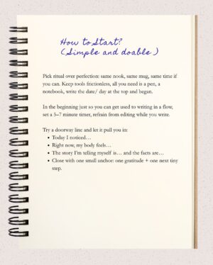 Punarnavi Bhupalam Instagram - “In a world moving at AI speed, I still return to pen   paper so I don’t lose the grain of my own voice”

This piece is a gentle guide to the what/why/how of journaling - part philosophy, part psychology, part creative practice.

Inside: why a private page quiets the inner critic, how small honesty builds self-trust, and a few ways to begin. 

You don’t need the perfect method, just a beginning. 

Start tiny. Keep going kindly. Watch what grows.

- Save this for tonight or Start Today! 
- Share your one word for the week in the comments.
- Tag @softrebellion.arts if you want us to cheer you on.

#SoftRebellioncollective #JournalingPractice #ExpressiveArts #MorningPages #ArtJournal #DreamJournal #CreativeRecovery #MentalWellbeing #expressivearts